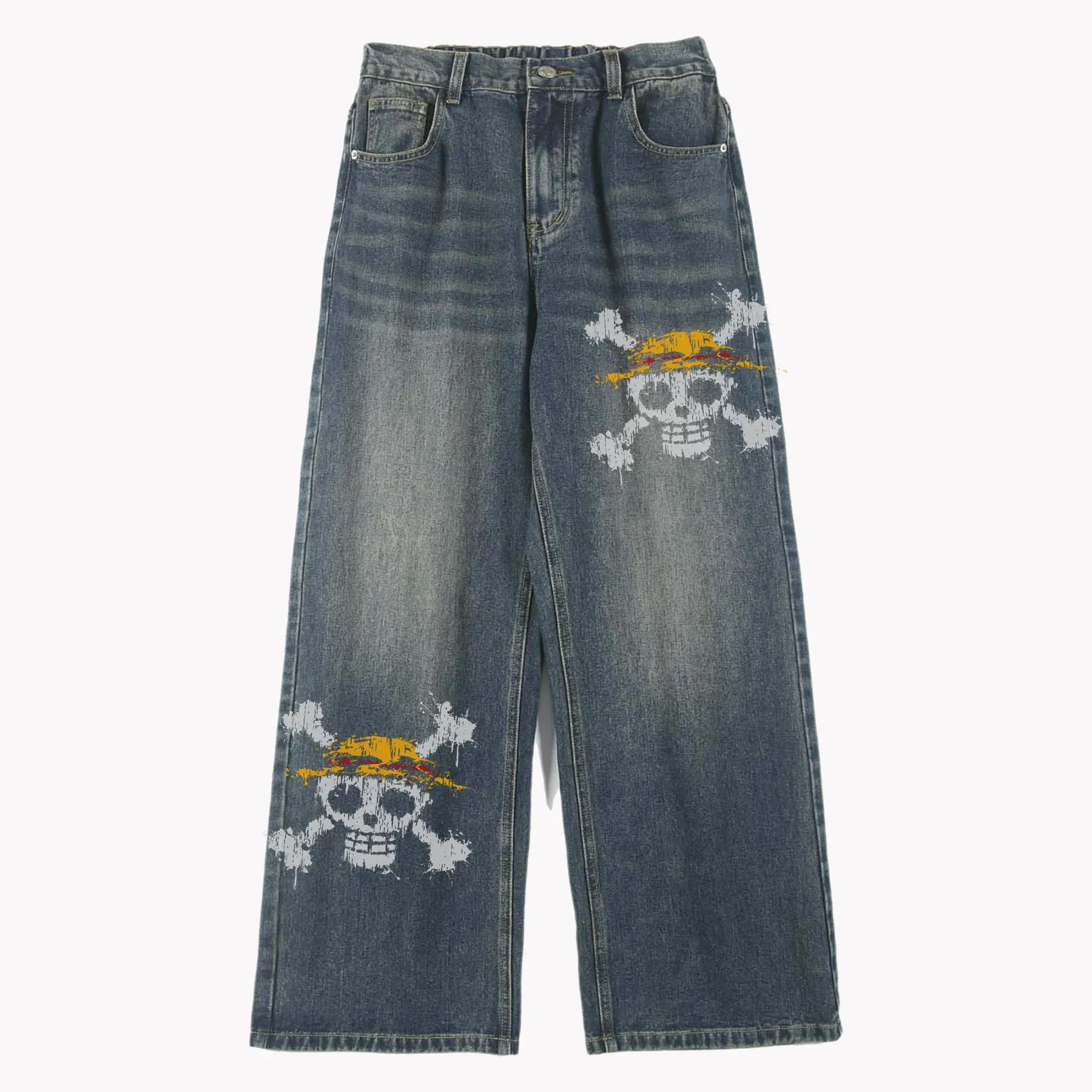 [Copy]Dragon Ball Men's “Goku”Anime Print Drawstring Double-Layer Shorts