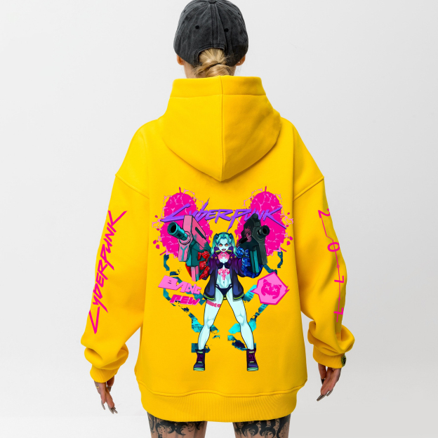 Unisex Anime Graphic Streetwear Vintage Hoodie