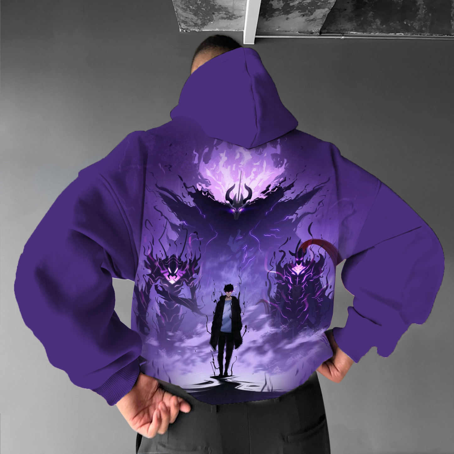 Unisex Anime Graphic Streetwear Vintage Hoodie