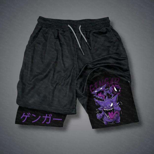 Unisex  “Pokémon” Casual Anime Streetwear Shorts