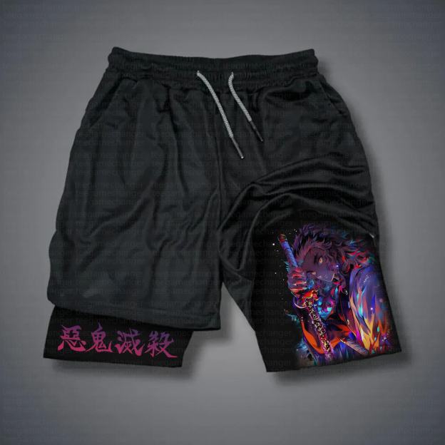 Unisex Casual Anime Streetwear Shorts 丨Demon Slayer