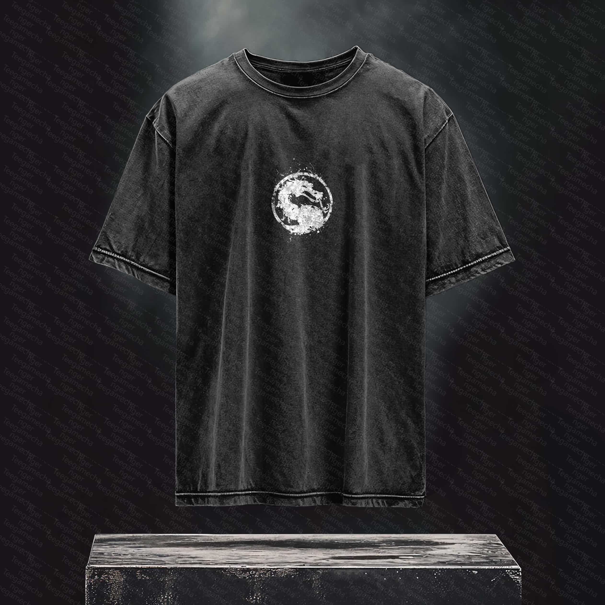 Unisex Anime Inspired Vintage Washed T-Shirt丨 Mortal Kombat