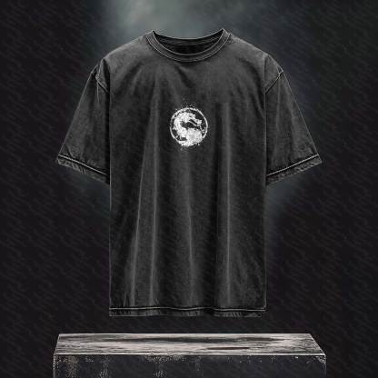 Unisex Anime Inspired Vintage Washed T-Shirt丨 Mortal Kombat