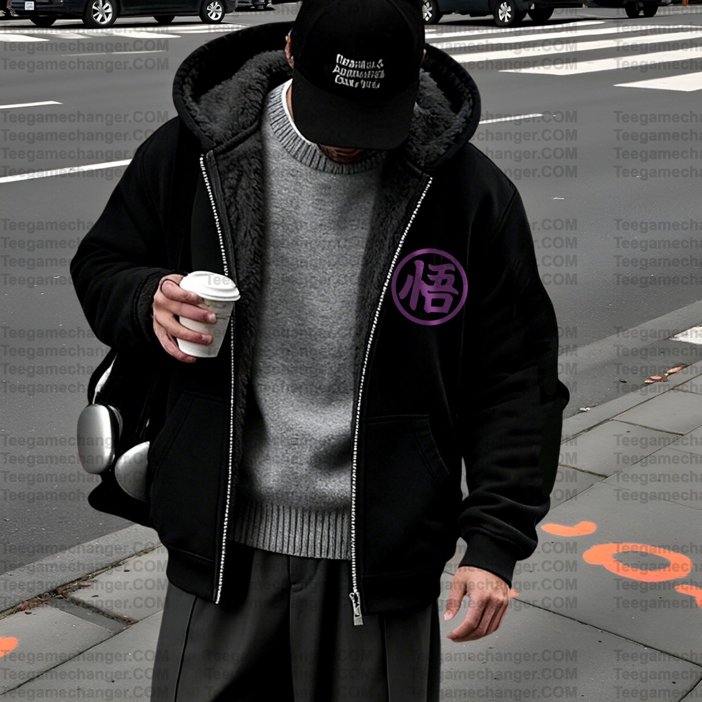 Unisex Graphic Streetwear Vintage Zipper Cardigan Plush Hoodid