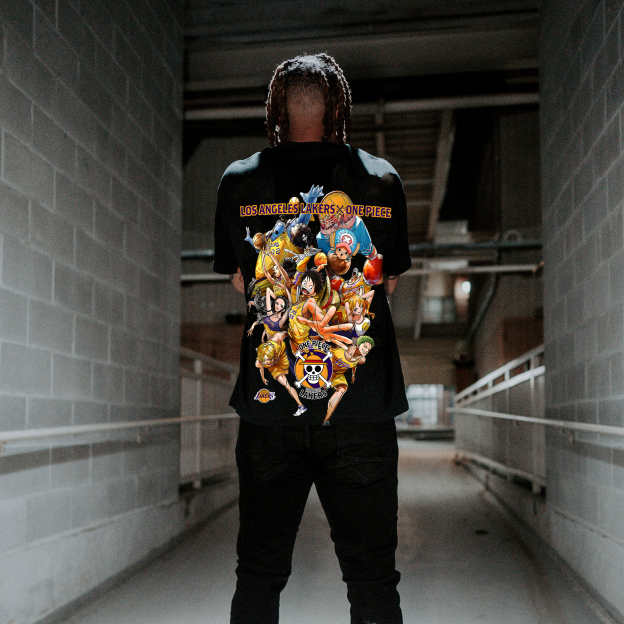 Unisex Fit Anime Washed T-Shirt