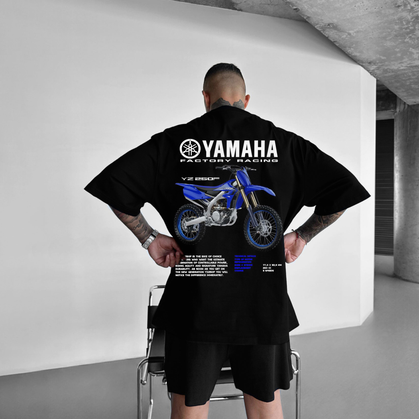 Unisex Oversized Motorcycle T-Shirt