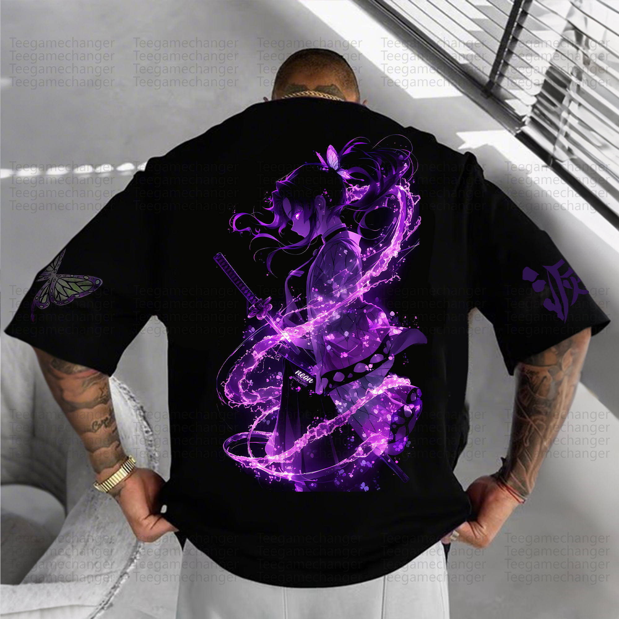 Unisex  " Demon slayer " Anime Inspired Vintage T-Shirt