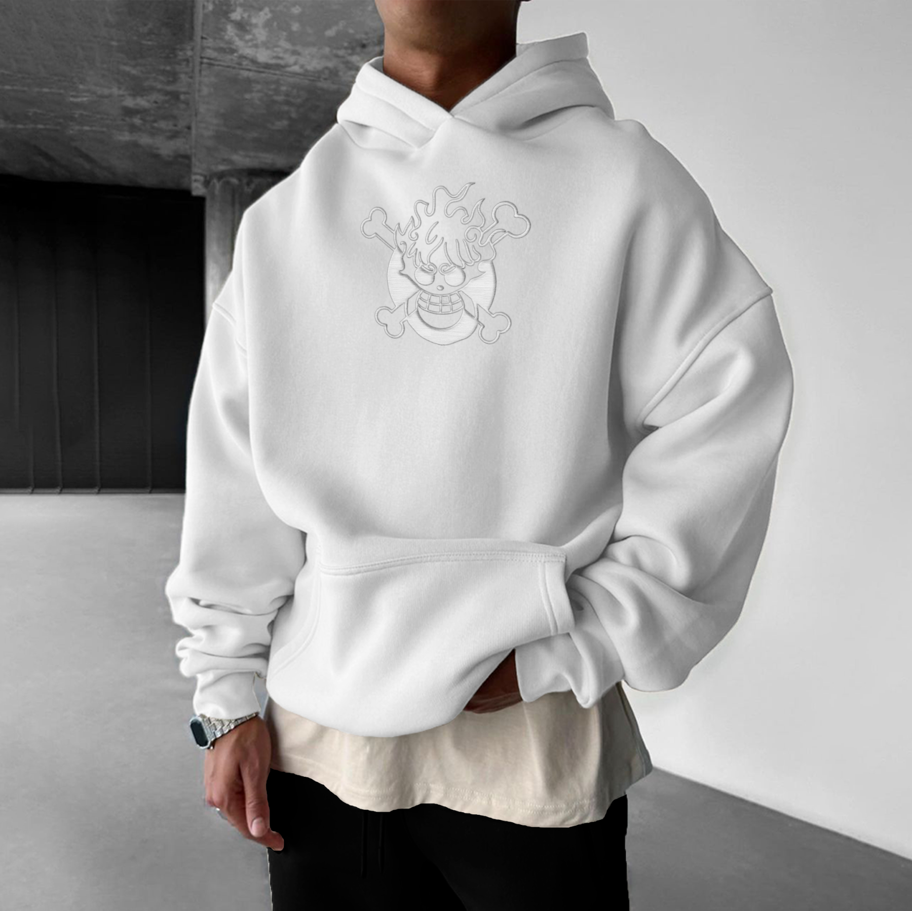 Unisex Pirate Anime Hoodie-Teegamechanger