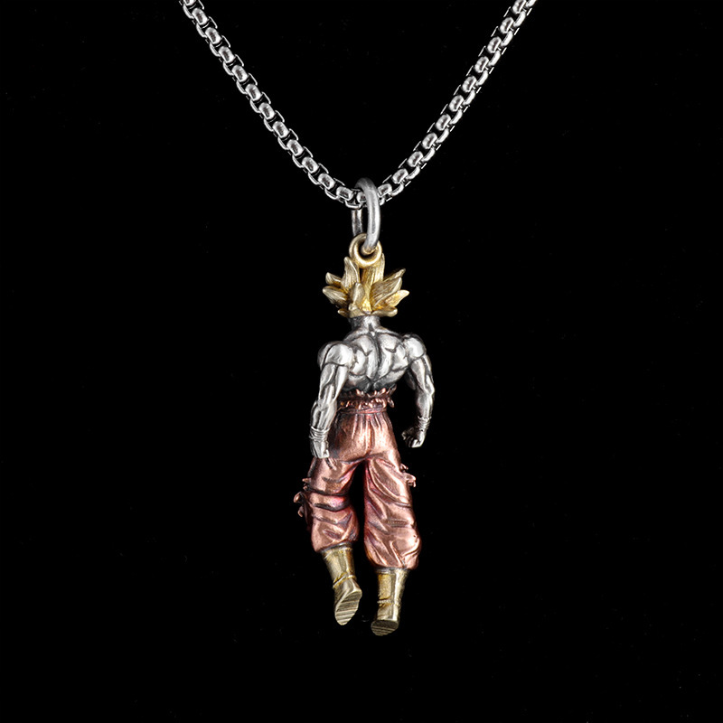 Unisex Anime Character Alloy Necklace-Teegamechanger
