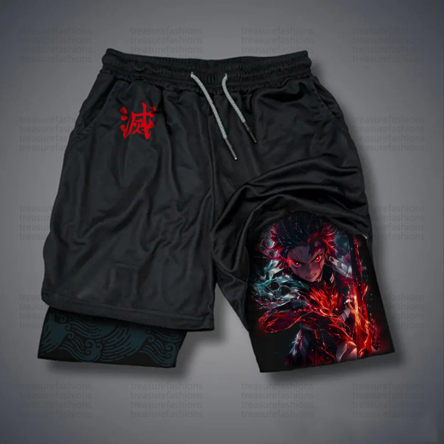 Unisex “ Demon slayer” Casual Streetwear Shorts