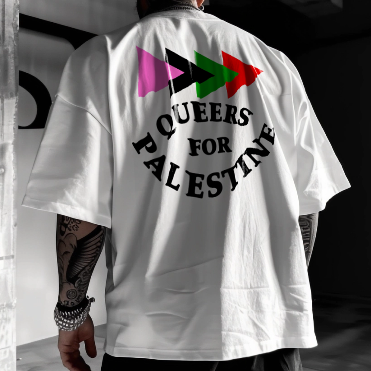 Palestinian Watermelon Trendy Printed T-shirt