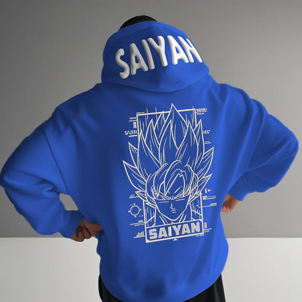 Unisex Oversized Puff Print Hoodie Vintacrew-Teegamechanger
