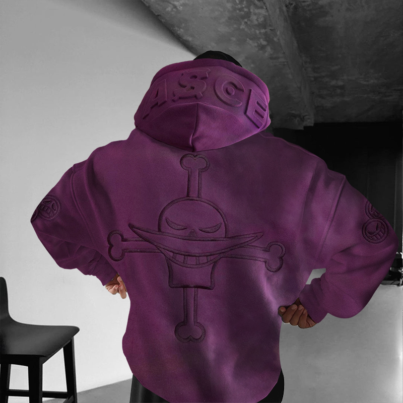 Oversize "" Print Hoodie-Teegamechanger