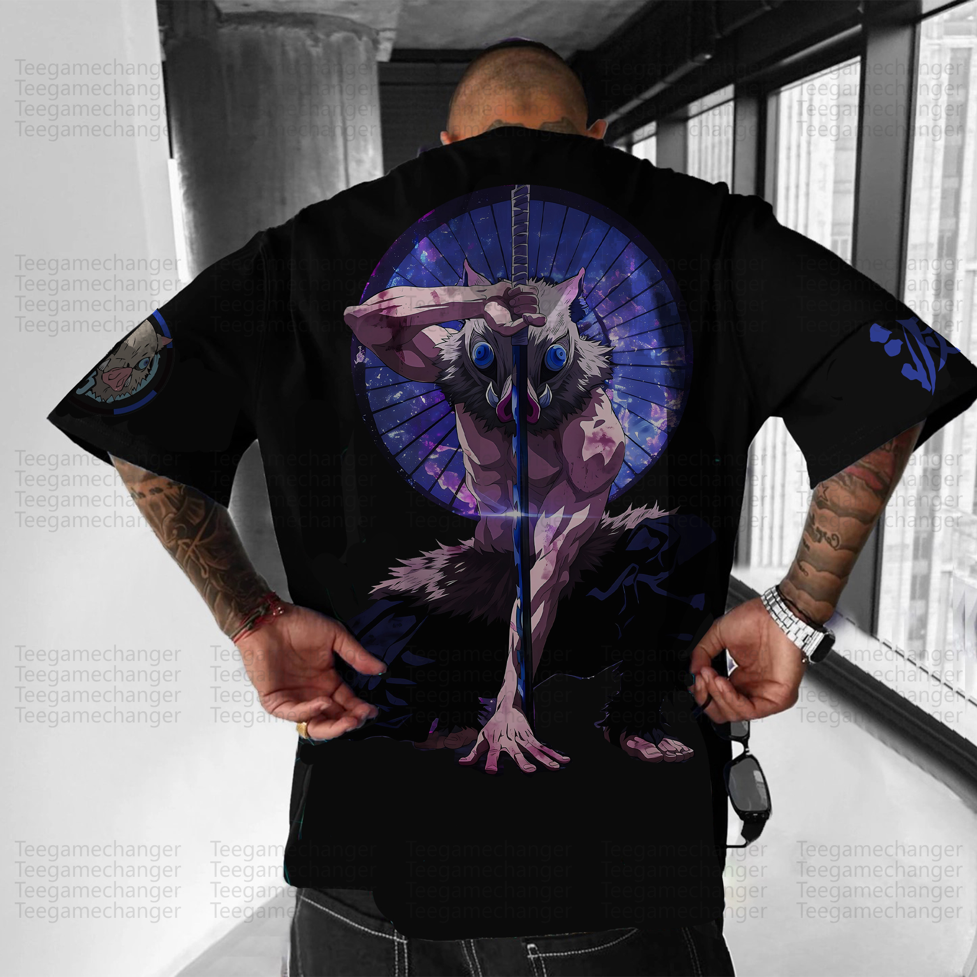 Unisex  " Demon slayer " Anime Inspired Vintage T-Shirt