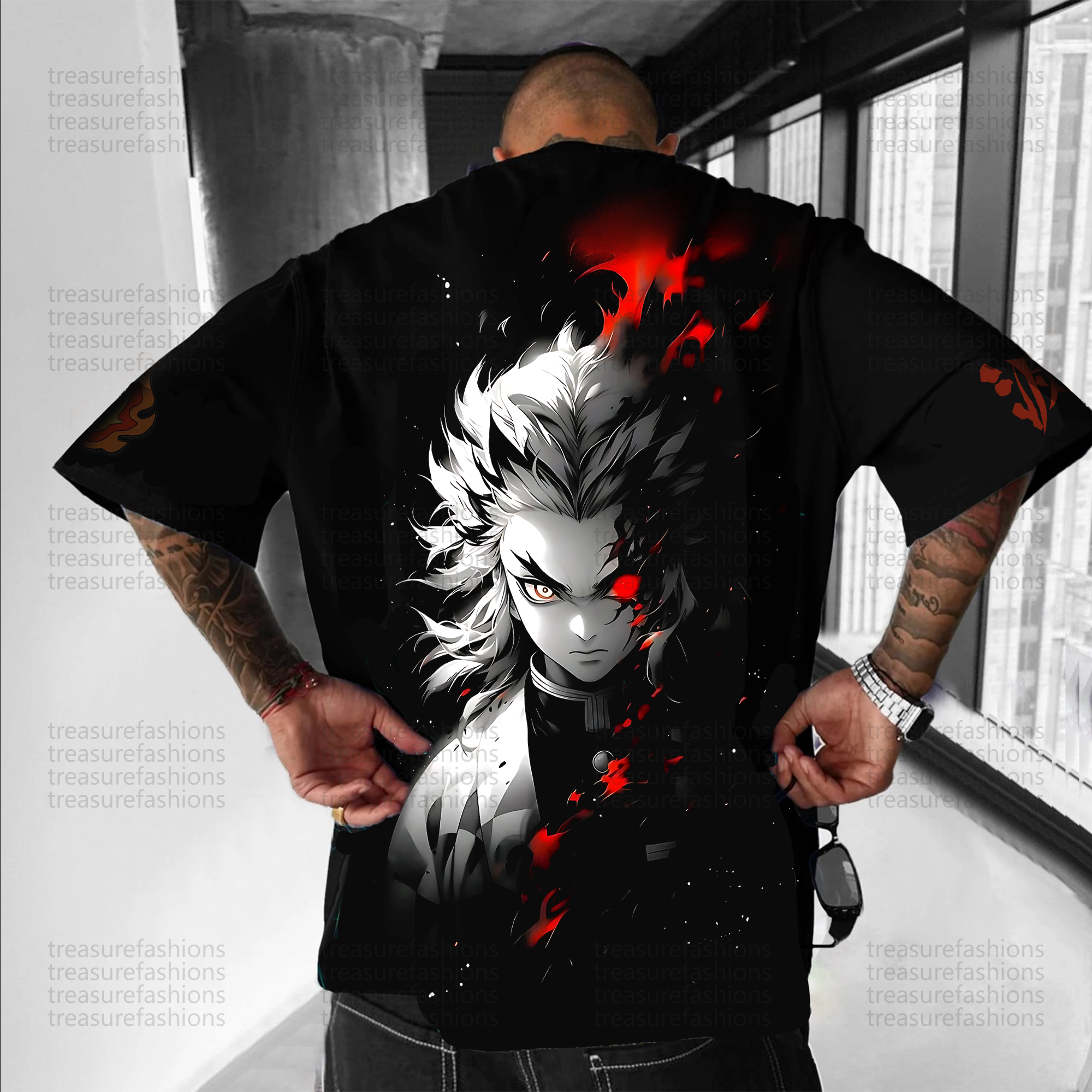 Unisex  " Demon slayer " Anime Inspired Vintage T-Shirt