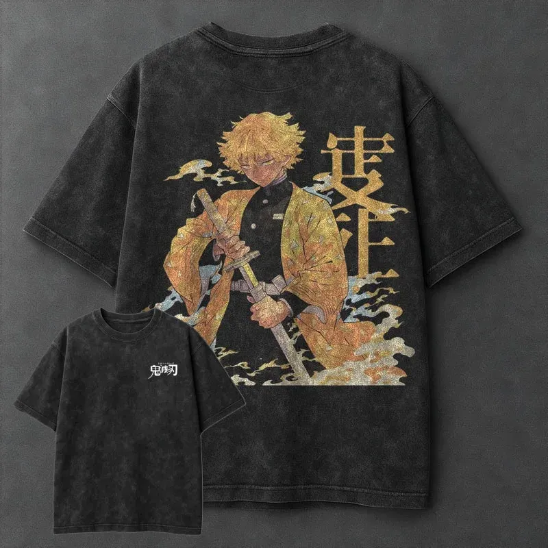 Unisex Anime Inspired Vintage T-Shirt