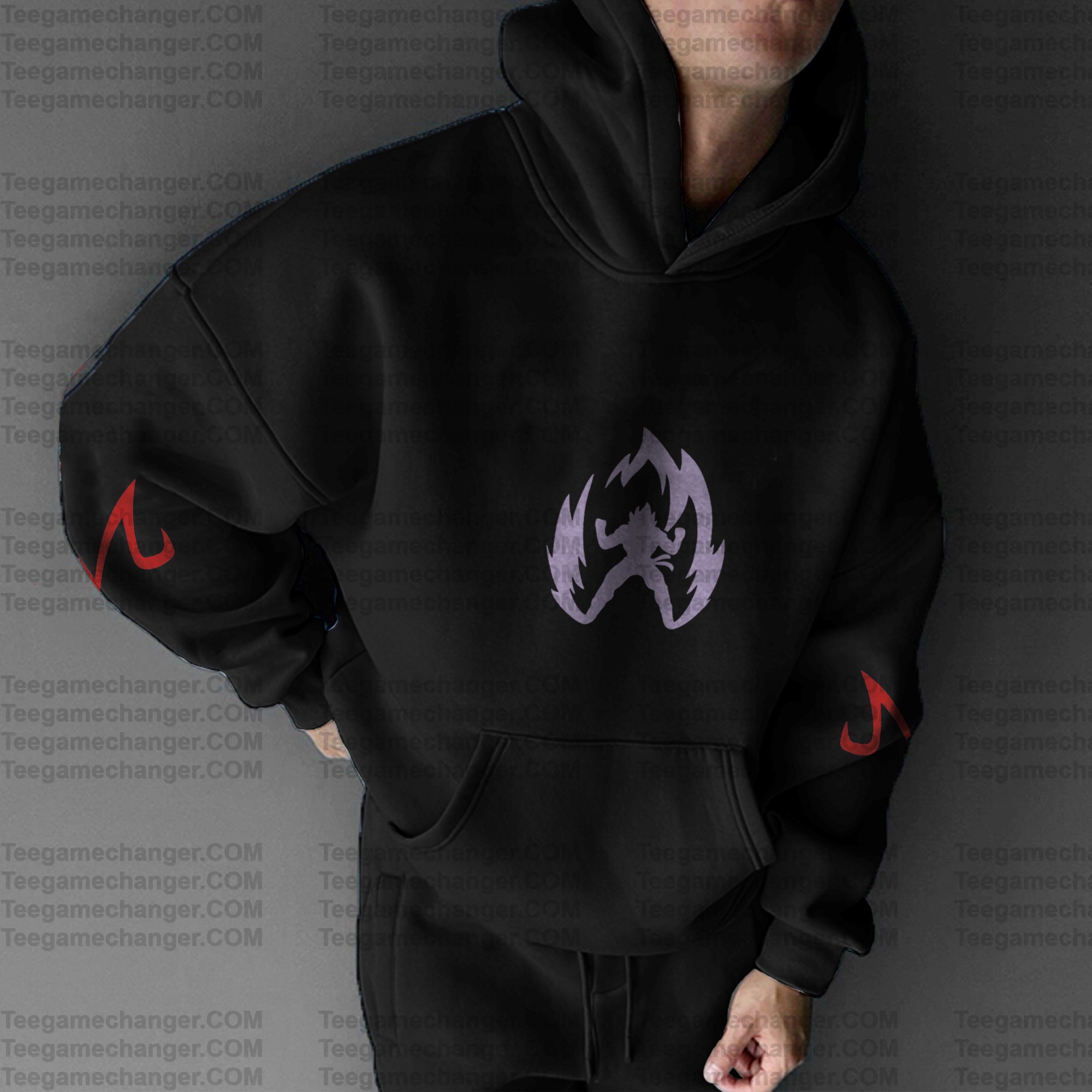 Unisex Anime Graphic Streetwear Vintage Hoodie