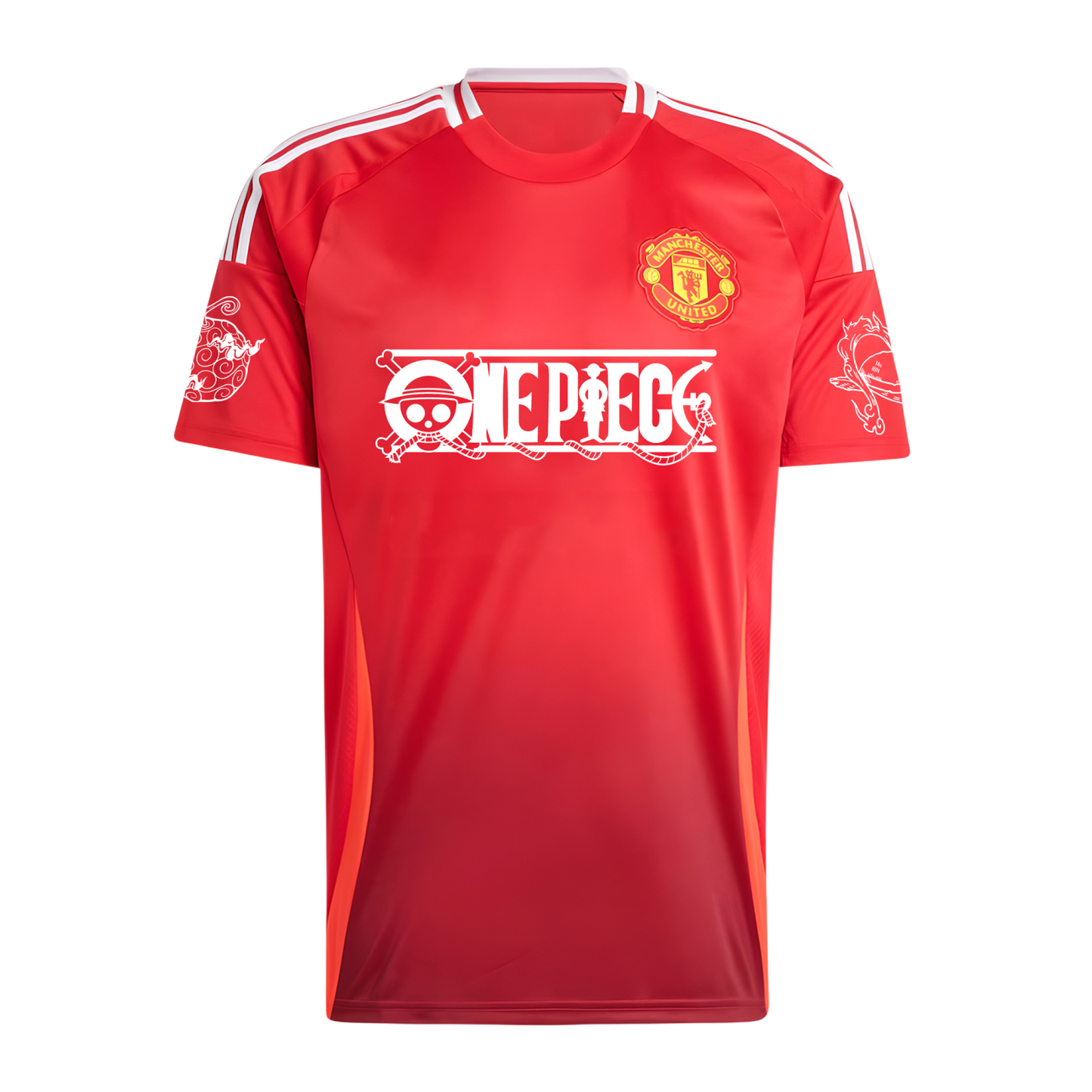 Unisex Retro T-shirt | Manchester United Commemorative Jersey x One Piece