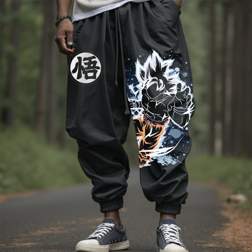 Men's Casual Cartoon Pencil Pants-Teegamechanger