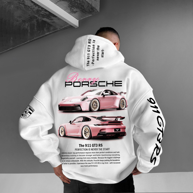 Oversize Sports Car 911 GT3RS Hoodie
