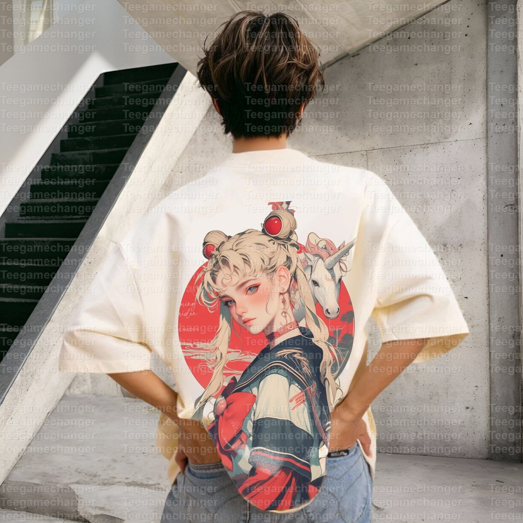 Unisex Anime Inspired Vintage T-Shirt