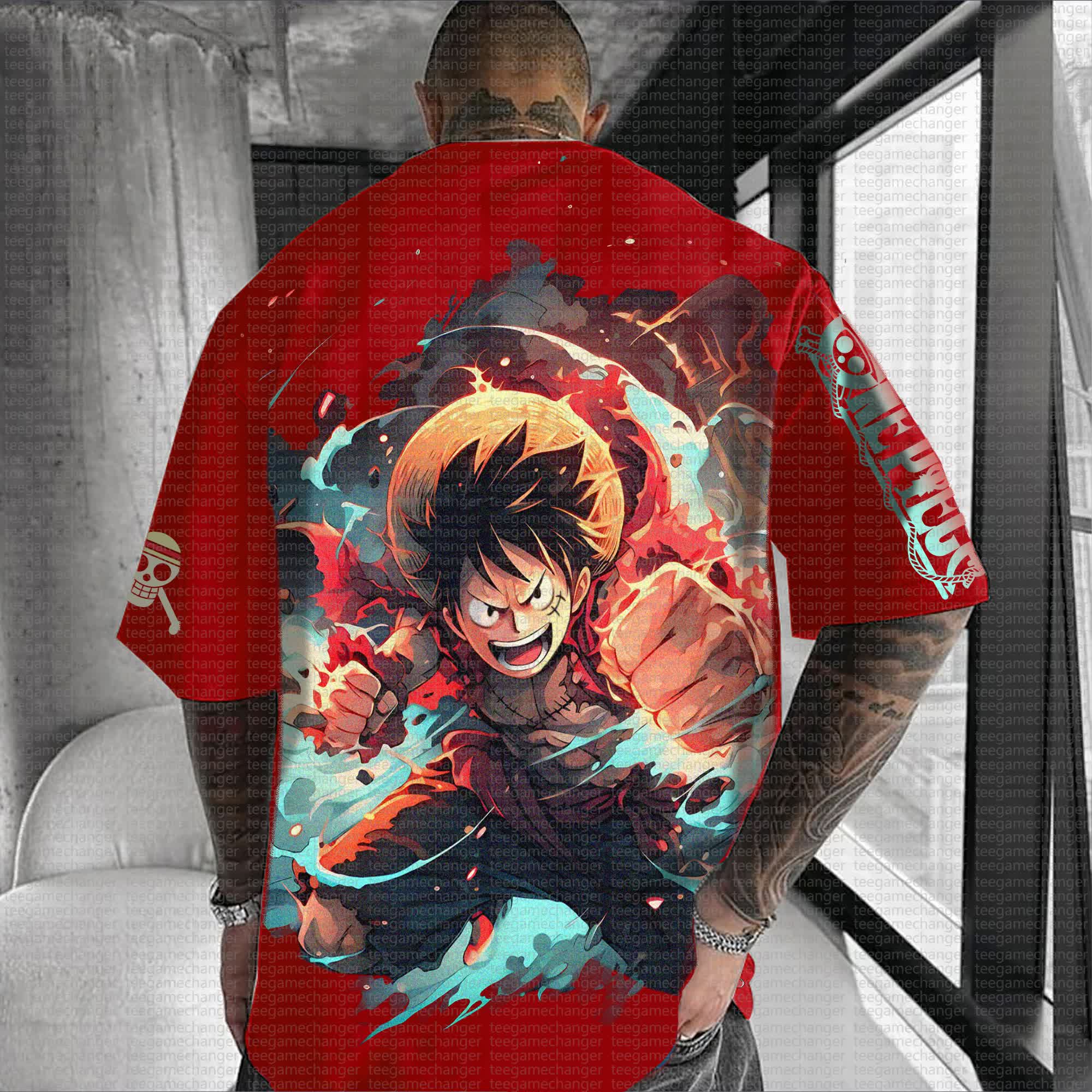 Unisex “One Piece” Anime Series Casual T-shirt