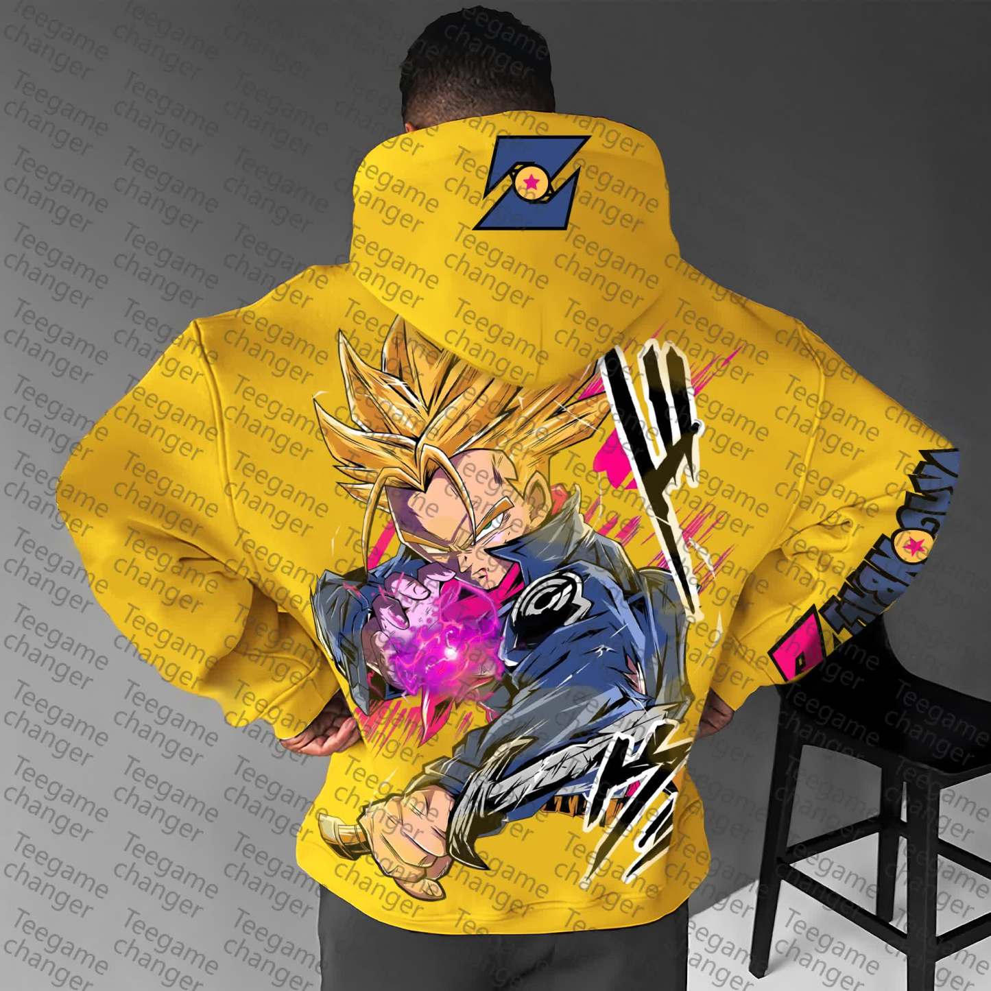 Unisex Anime“Dragon Ball” Graphic Streetwear Vintage Hoodie