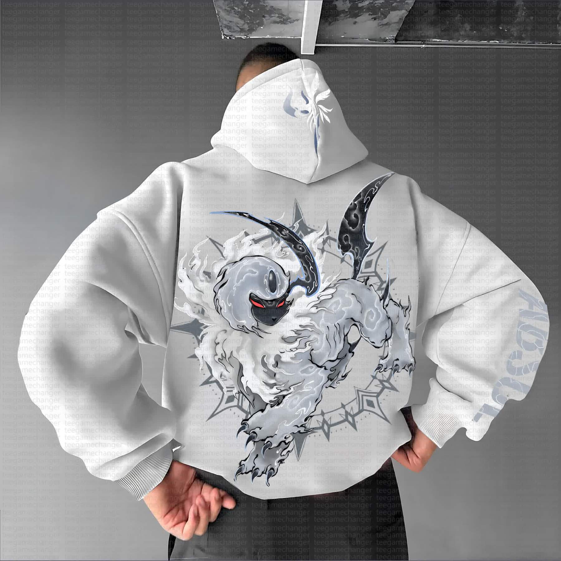 Unisex Oversized Anime Print Hoodie | One Piece