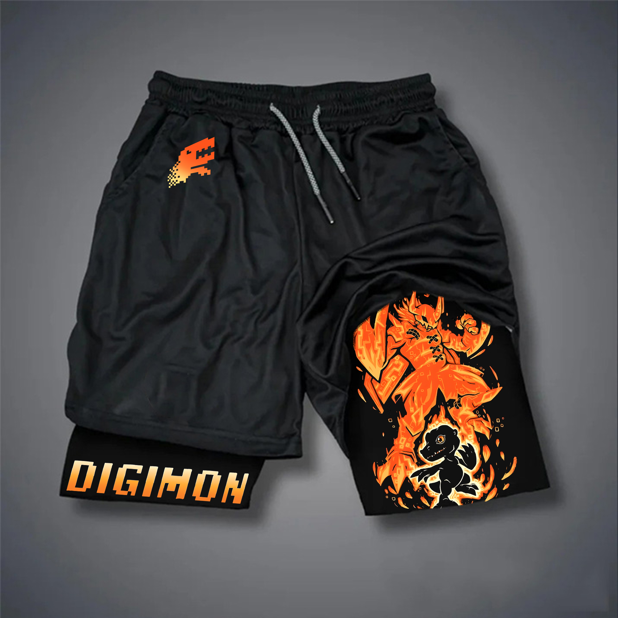 Unisex  “Digimon” Casual Anime Streetwear Shorts