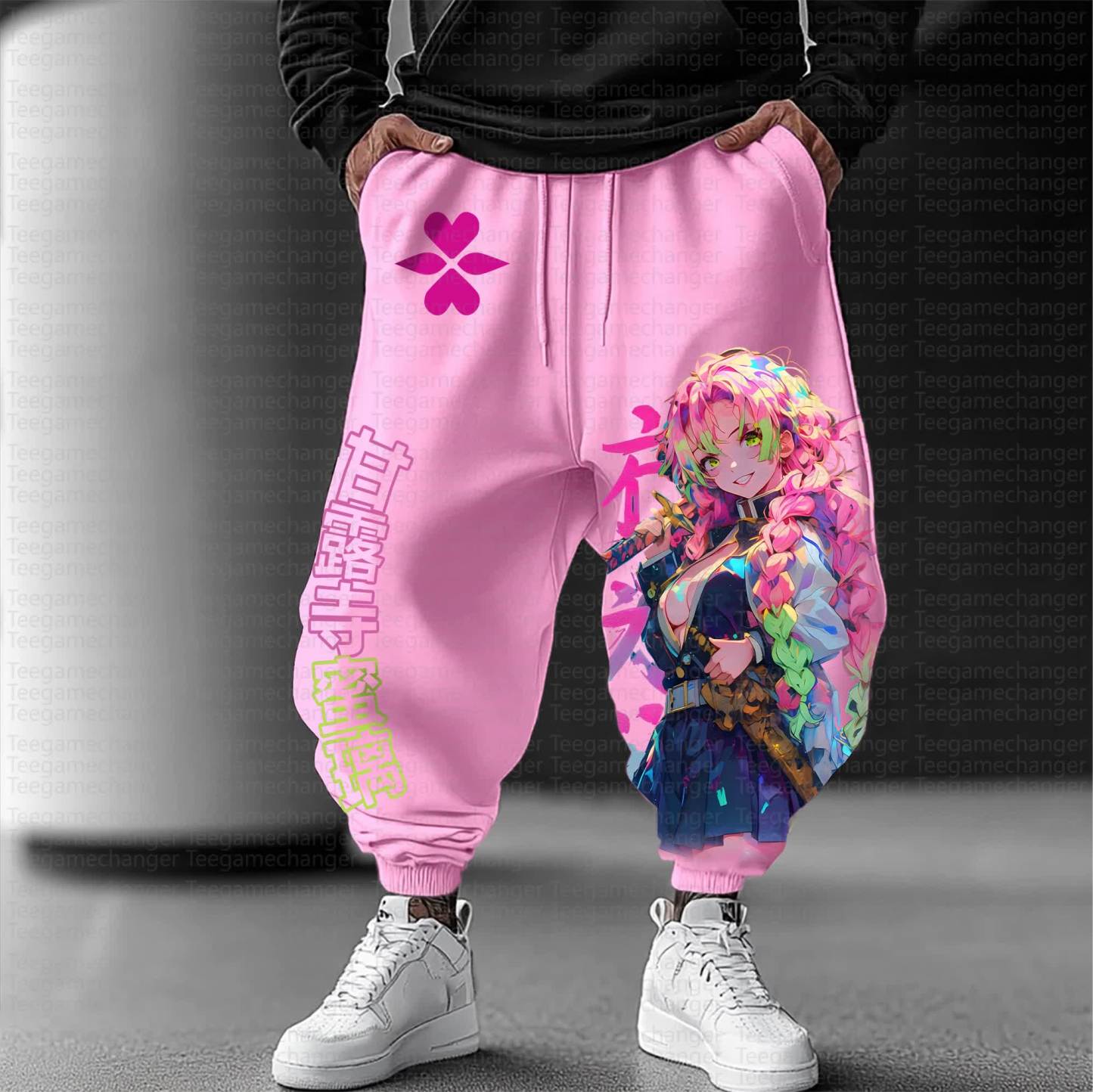 Unisex Anime Inspired Vintage Pants丨Demon Slayer X Pokémon
