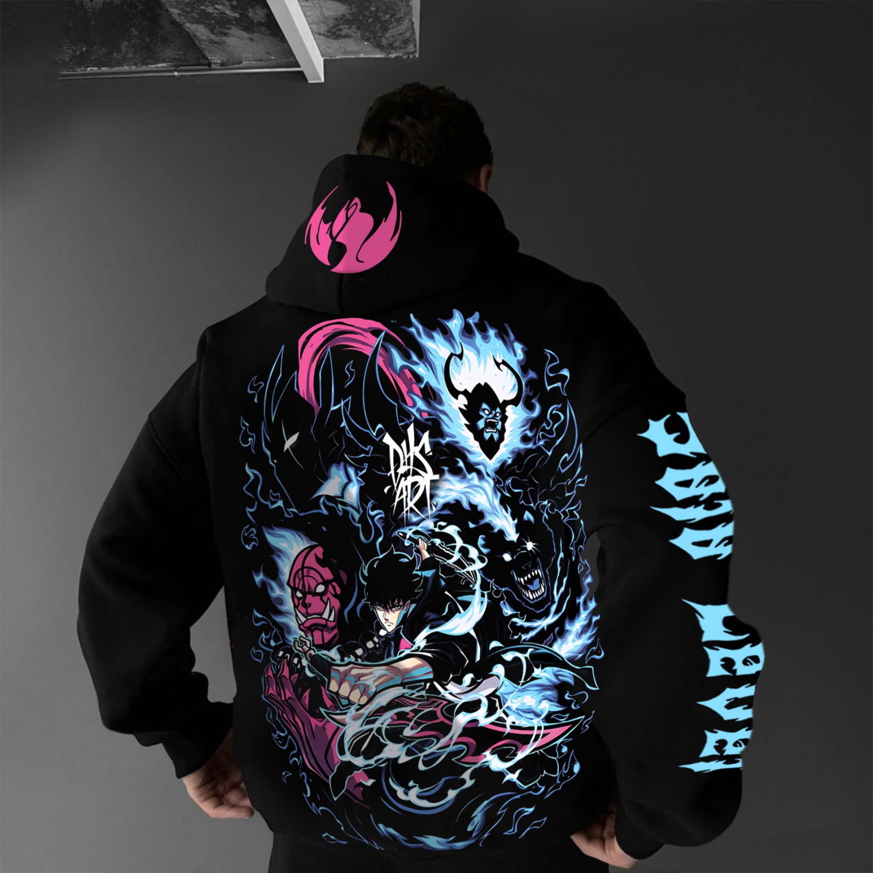 Unisex Oversized Anime Print Hoodie | One Piece