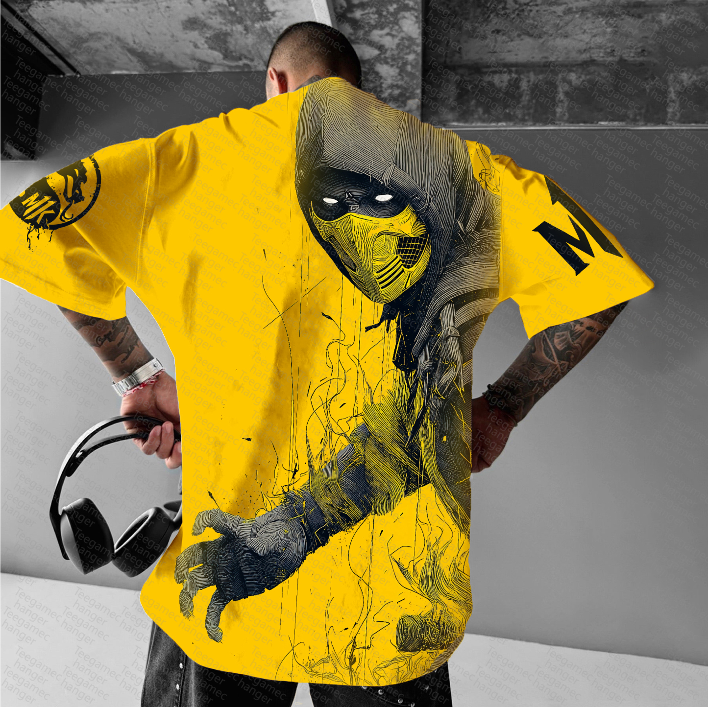 Unisex Mortal Kombat Inspired Vintage T-Shirt