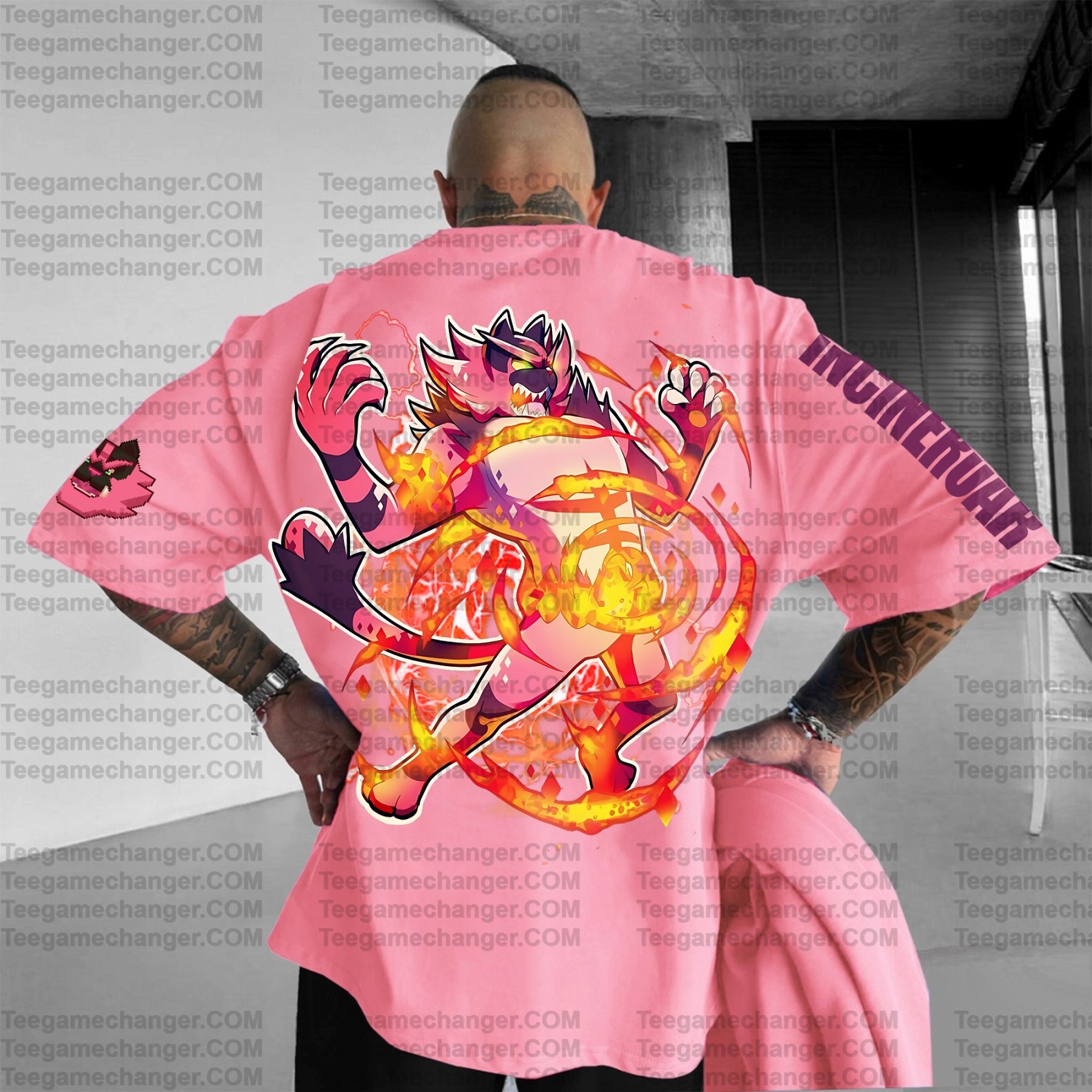 Unisex Anime Inspired Vintage T-Shirt丨Demon Slayer X Pokémon
