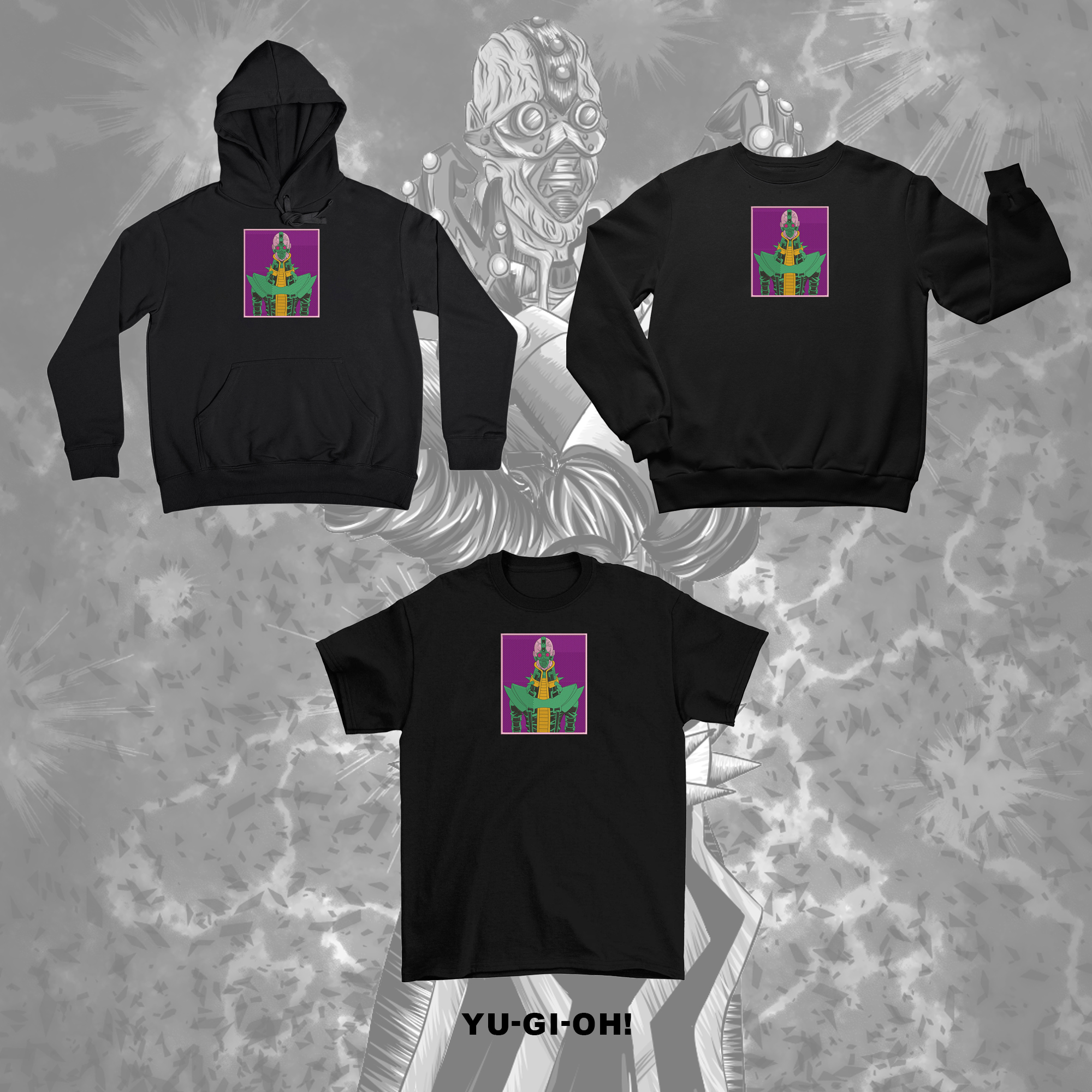 Unisex "Yu-Gi-Oh!" Anime Embroidered Top