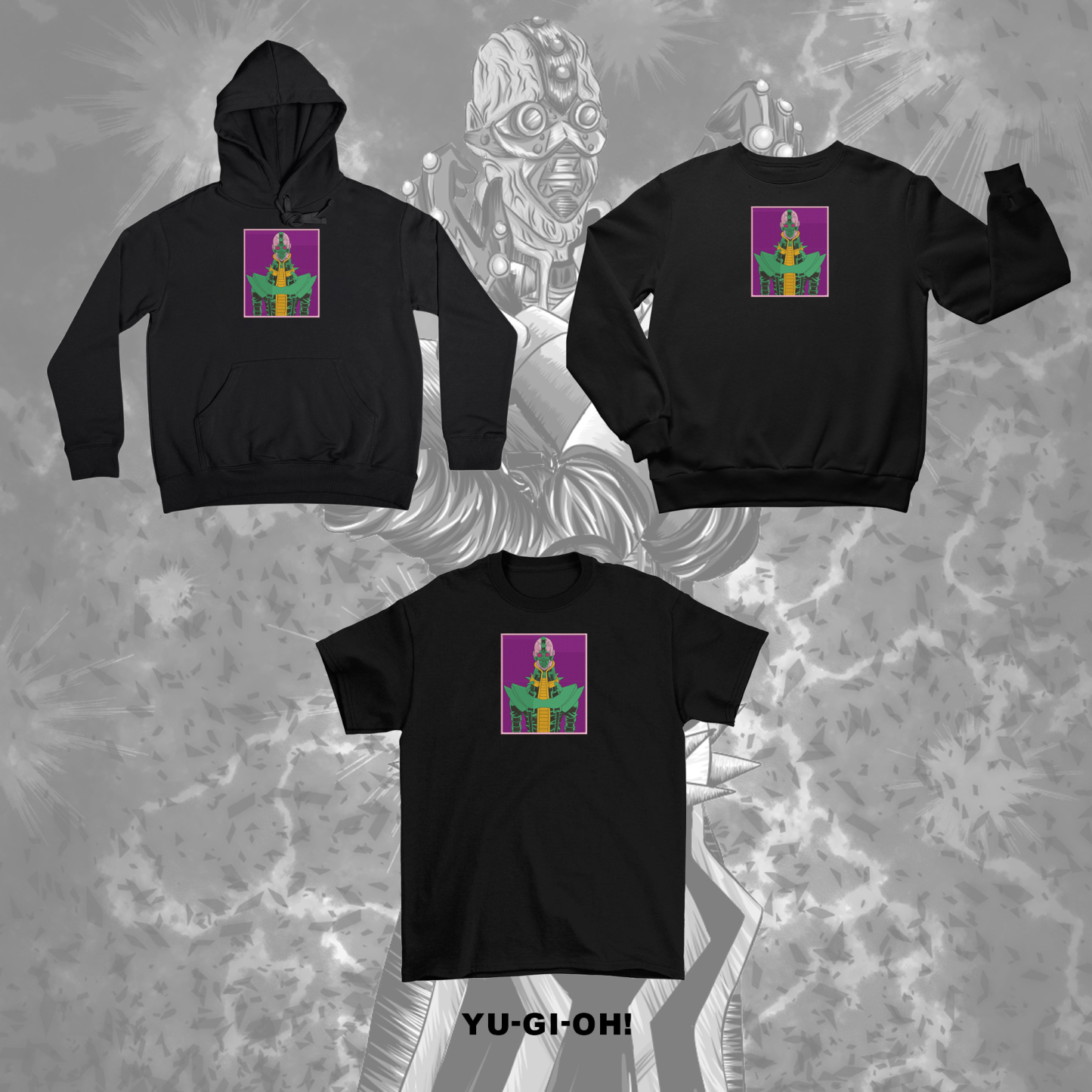 Unisex "Yu-Gi-Oh!" Anime Embroidered Top