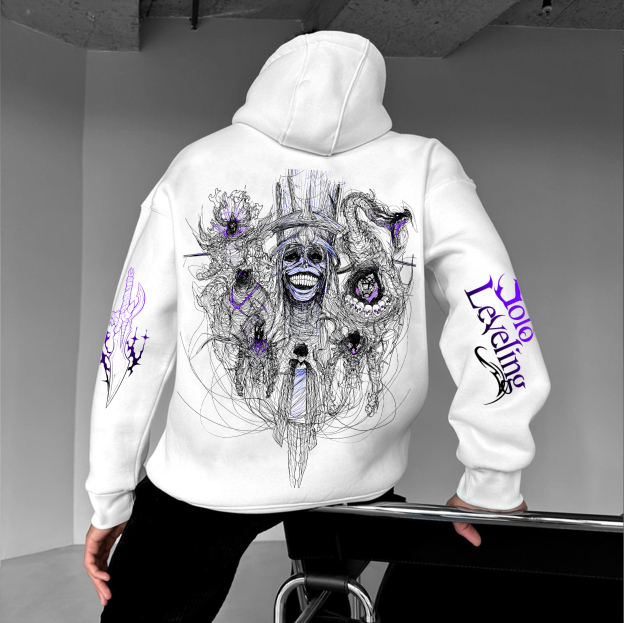Unisex Anime Graphic Streetwear Vintage Hoodie