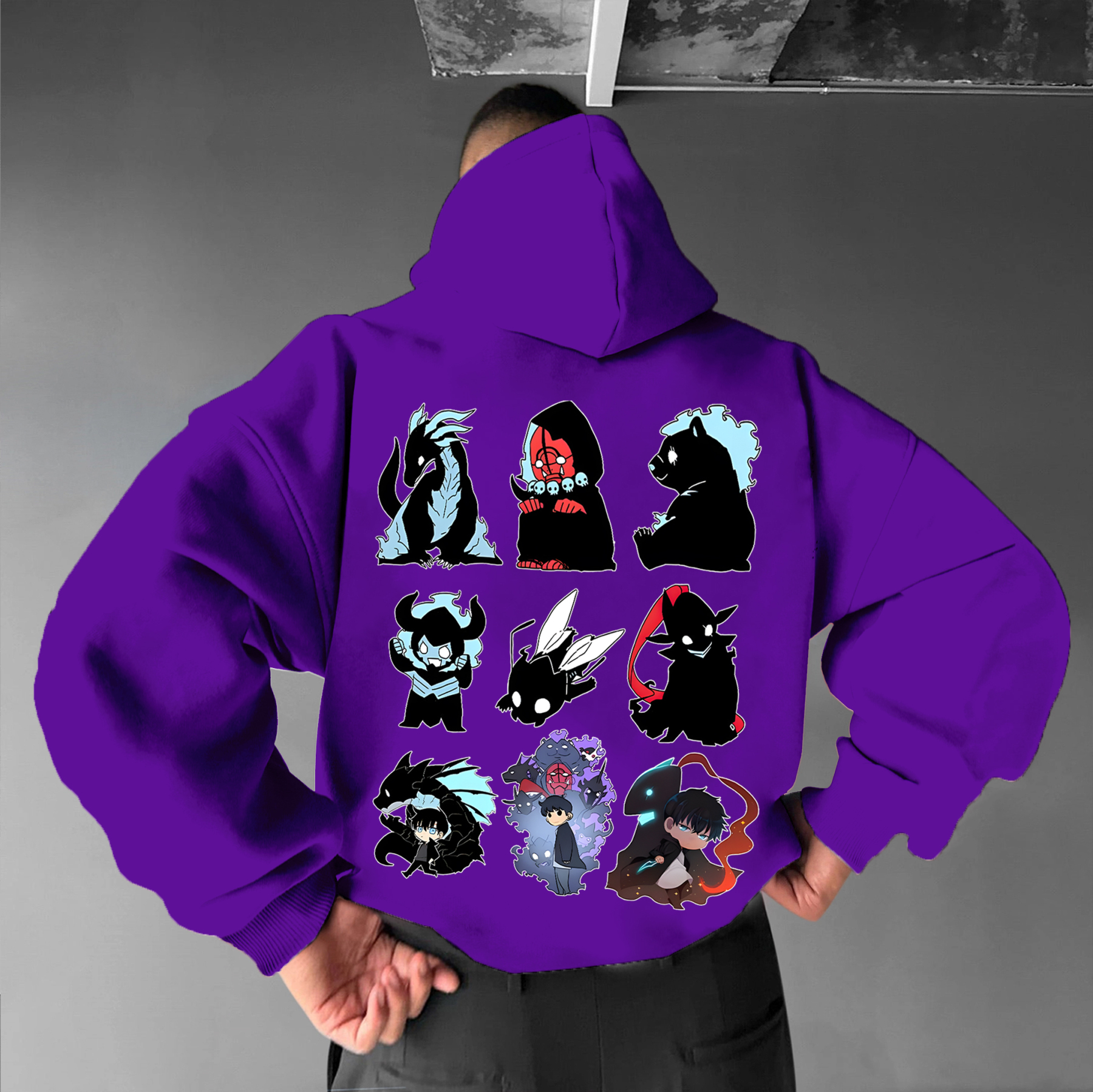 Unisex Anime Graphic Streetwear Vintage Hoodie