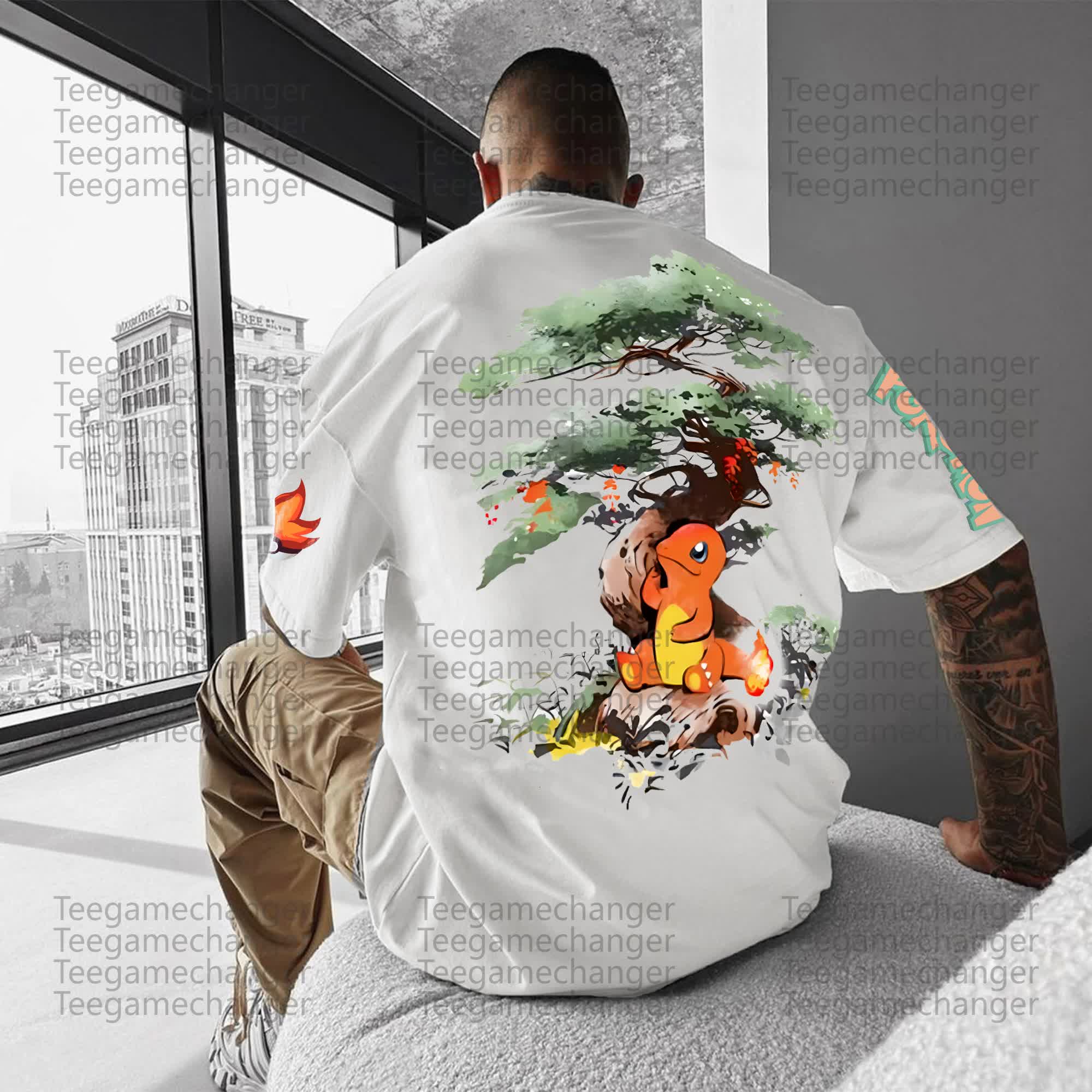 Unisex Anime Inspired Vintage T-Shirt丨Pokémon