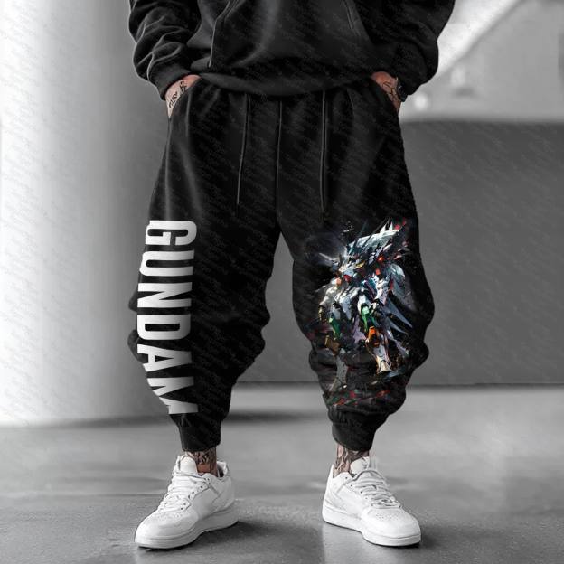 Unisex  “Gundam Series” Casual Anime Streetwear Pants