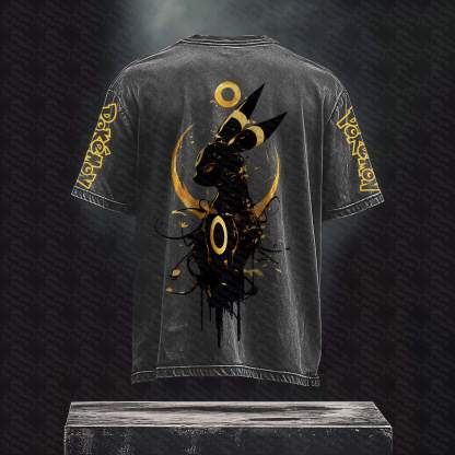 Unisex Anime Inspired Vintage T-Shirt丨 Pokémon