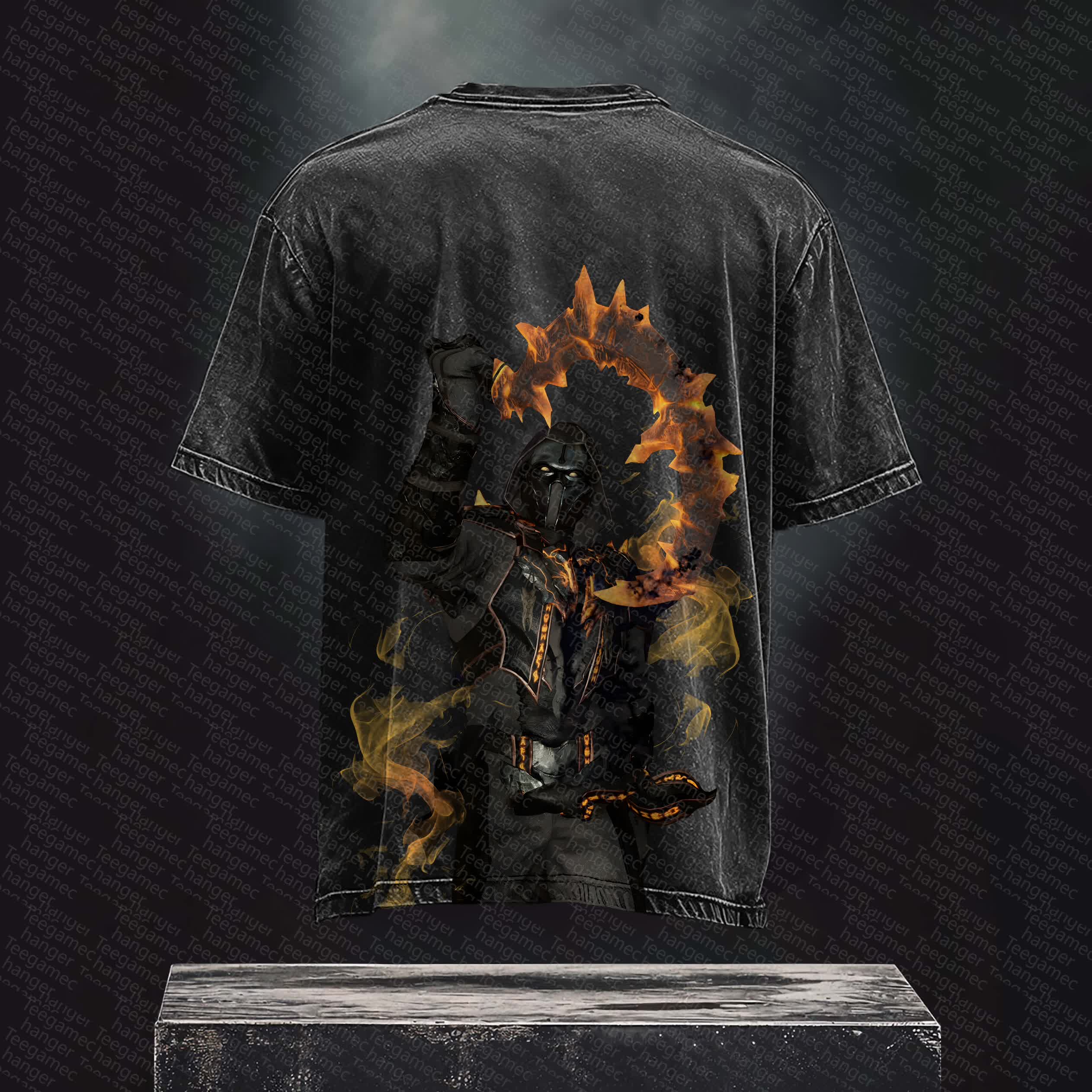 Unisex  Inspired Vintage Washed T-Shirt丨 Mortal Kombat