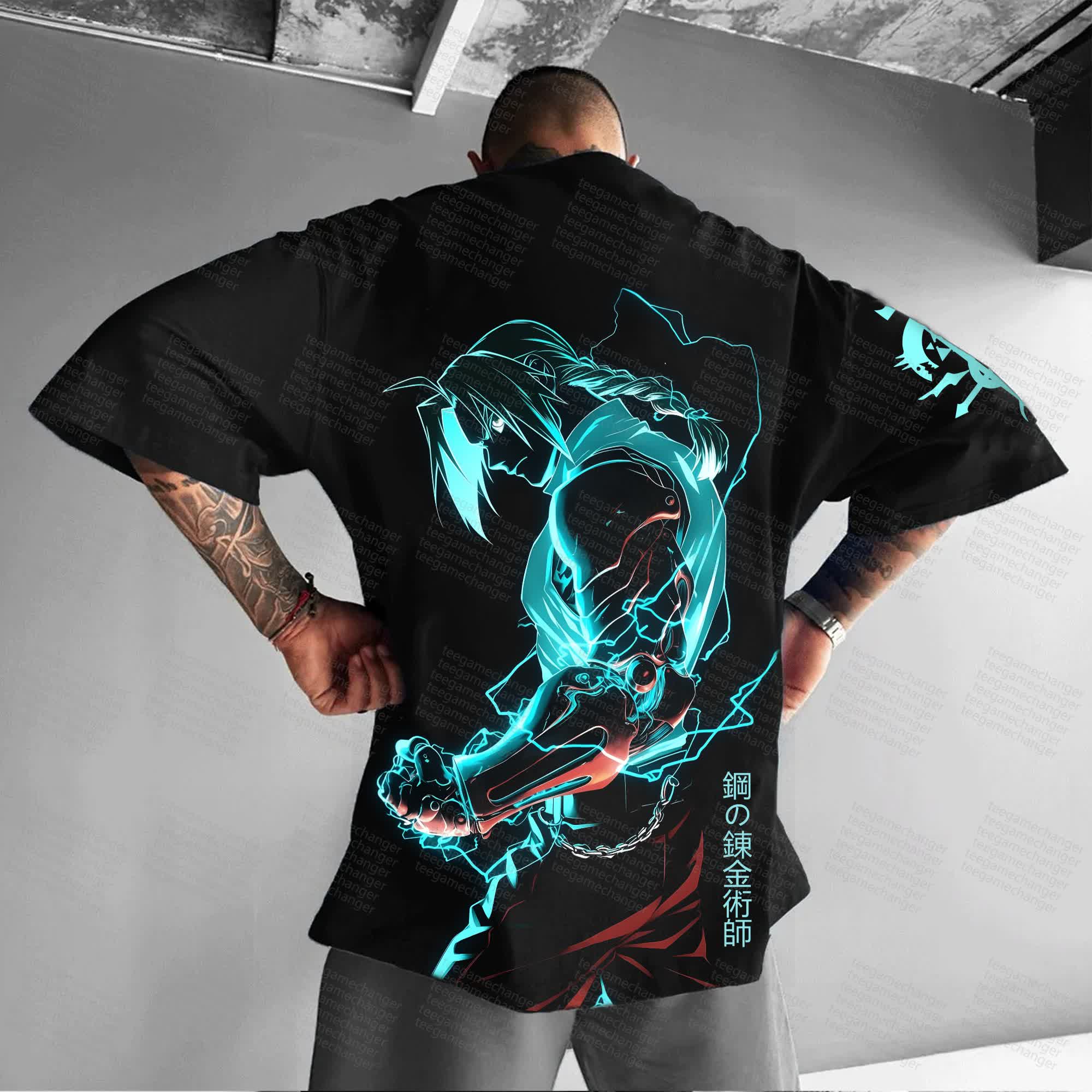 Unisex  "Fullmetal Alchemist" Anime Inspired Vintage T-Shirt