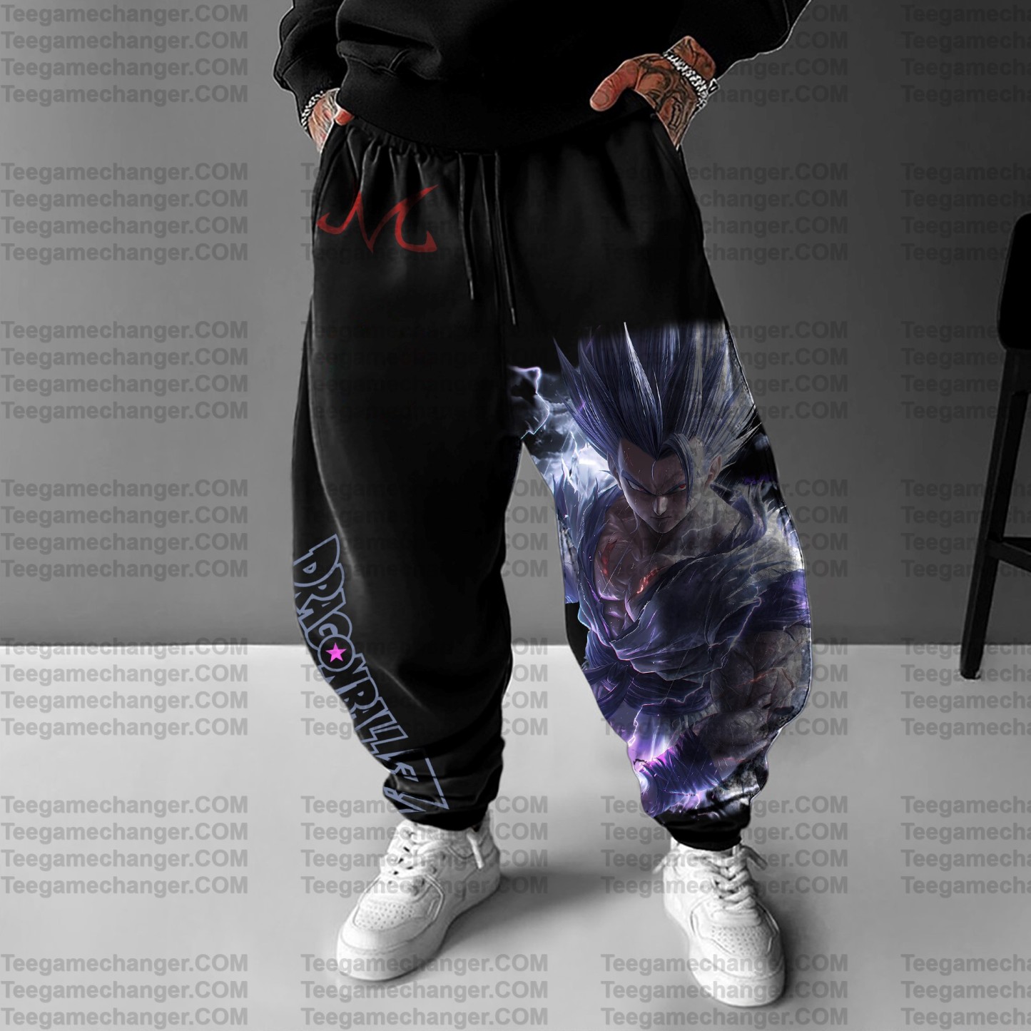 Unisex Anime Inspired Vintage Pants丨Demon Slayer X Pokémon