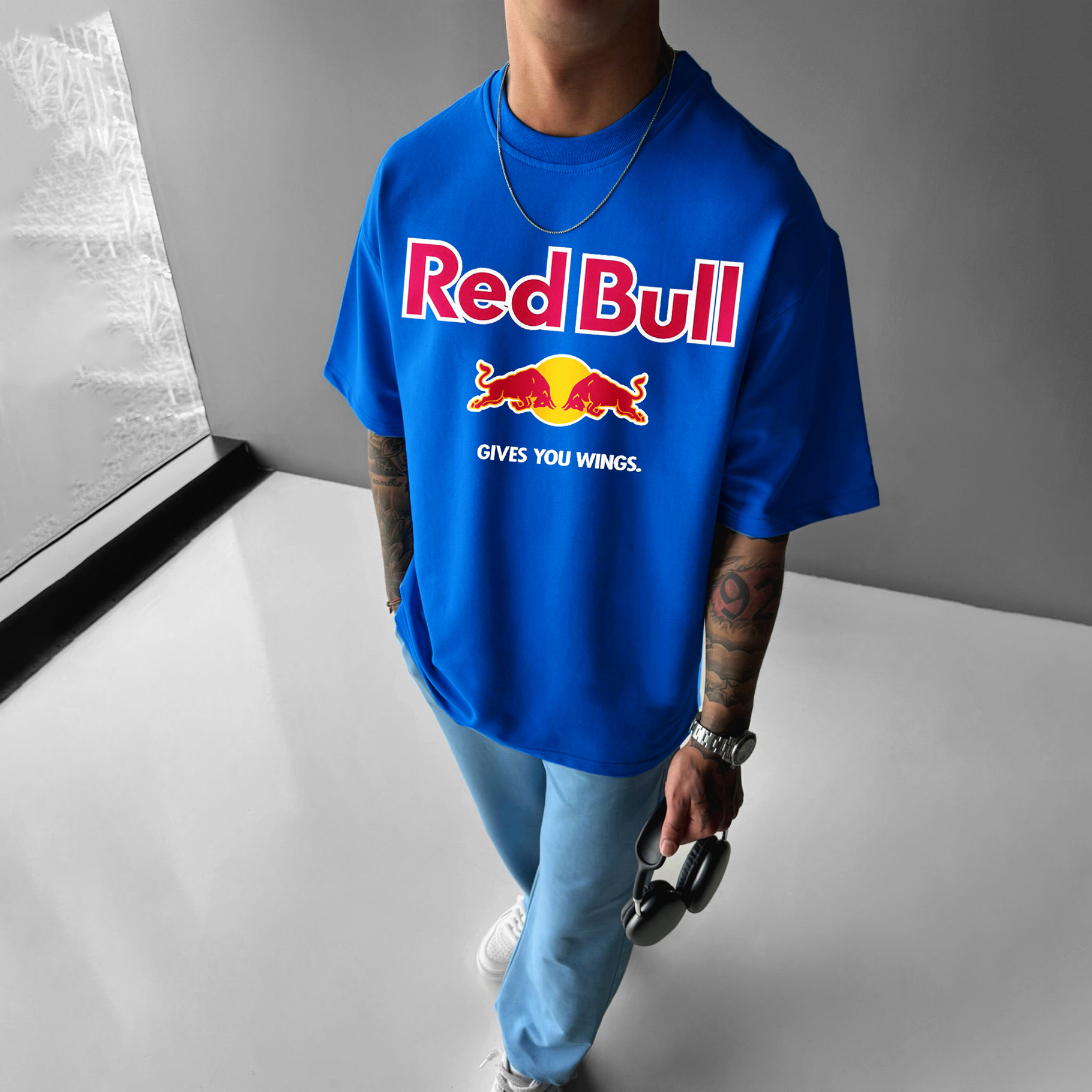 Unisex Casual Energy Drink Printed T-Shirt