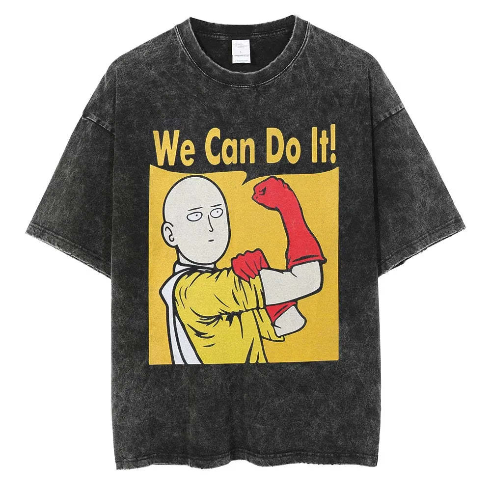 Vintage Washed Tee丨One-Punch Man