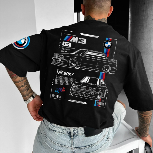 Men's Racing Structure Printed T-shirt