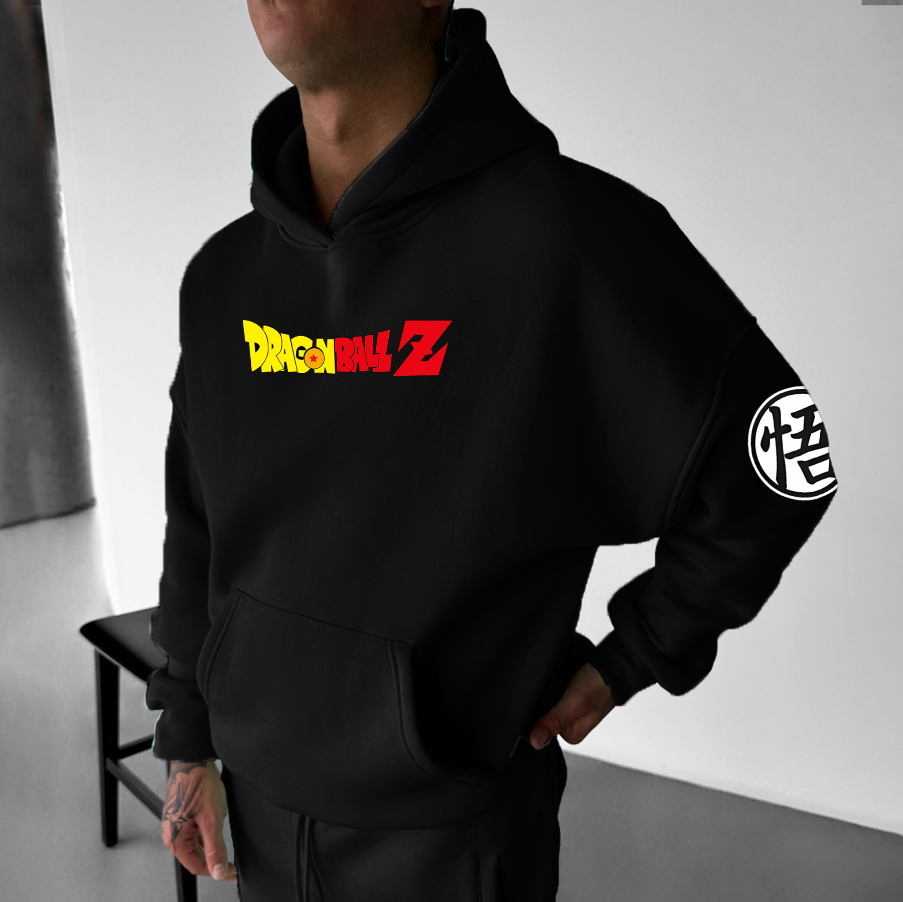 Unisex Anime Printed Casual Hoodie-Teegamechanger