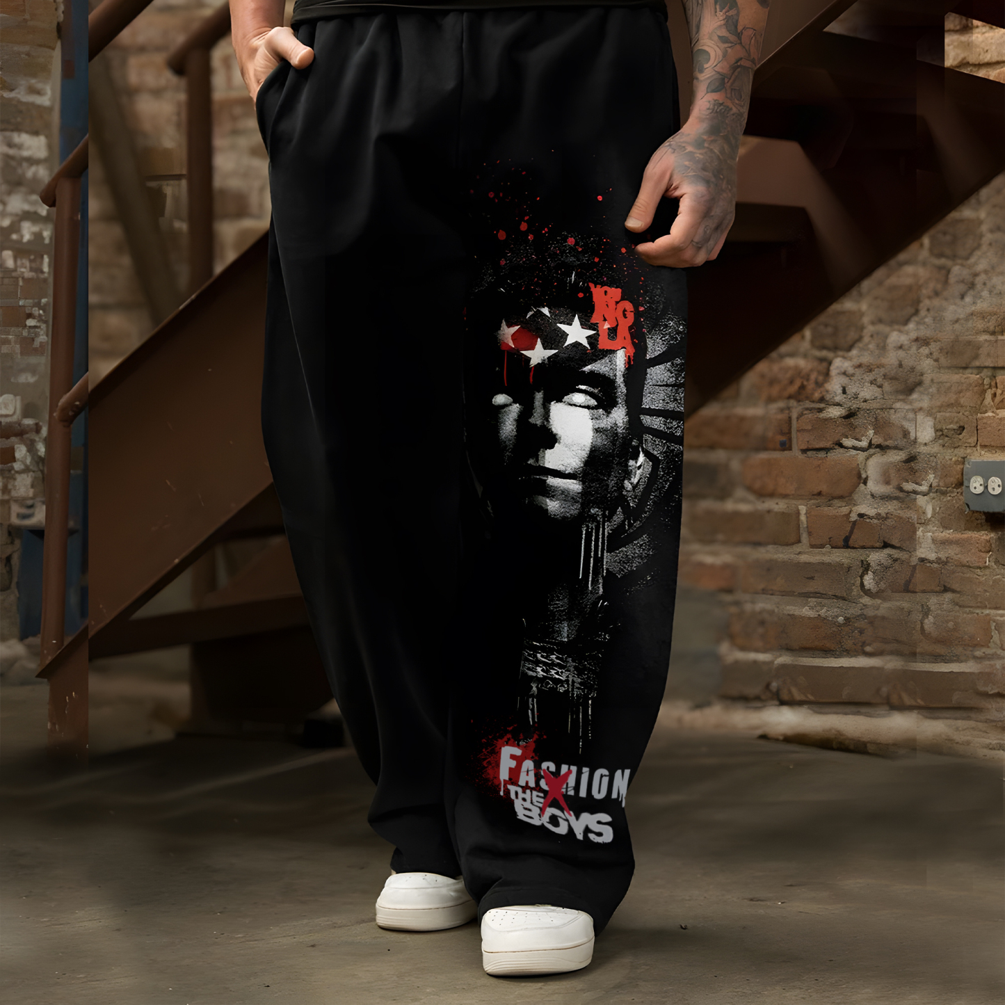 Unisex Portrait Fashion Vintage I Pants