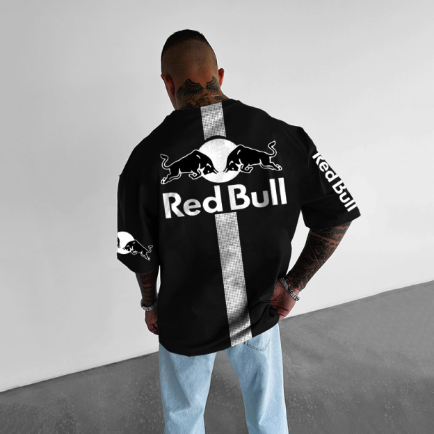 Cattle Design Letter Printed T-shirt