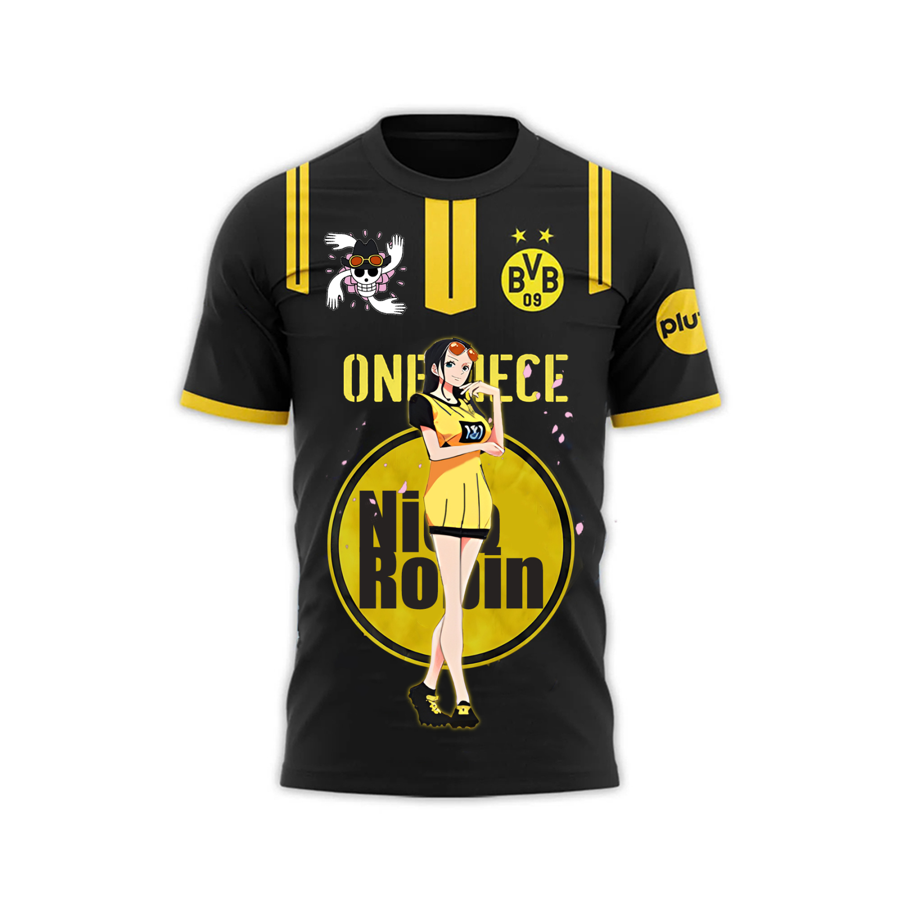 Unisex Vintage T-shirt | Borussia Dortmund x One Piece